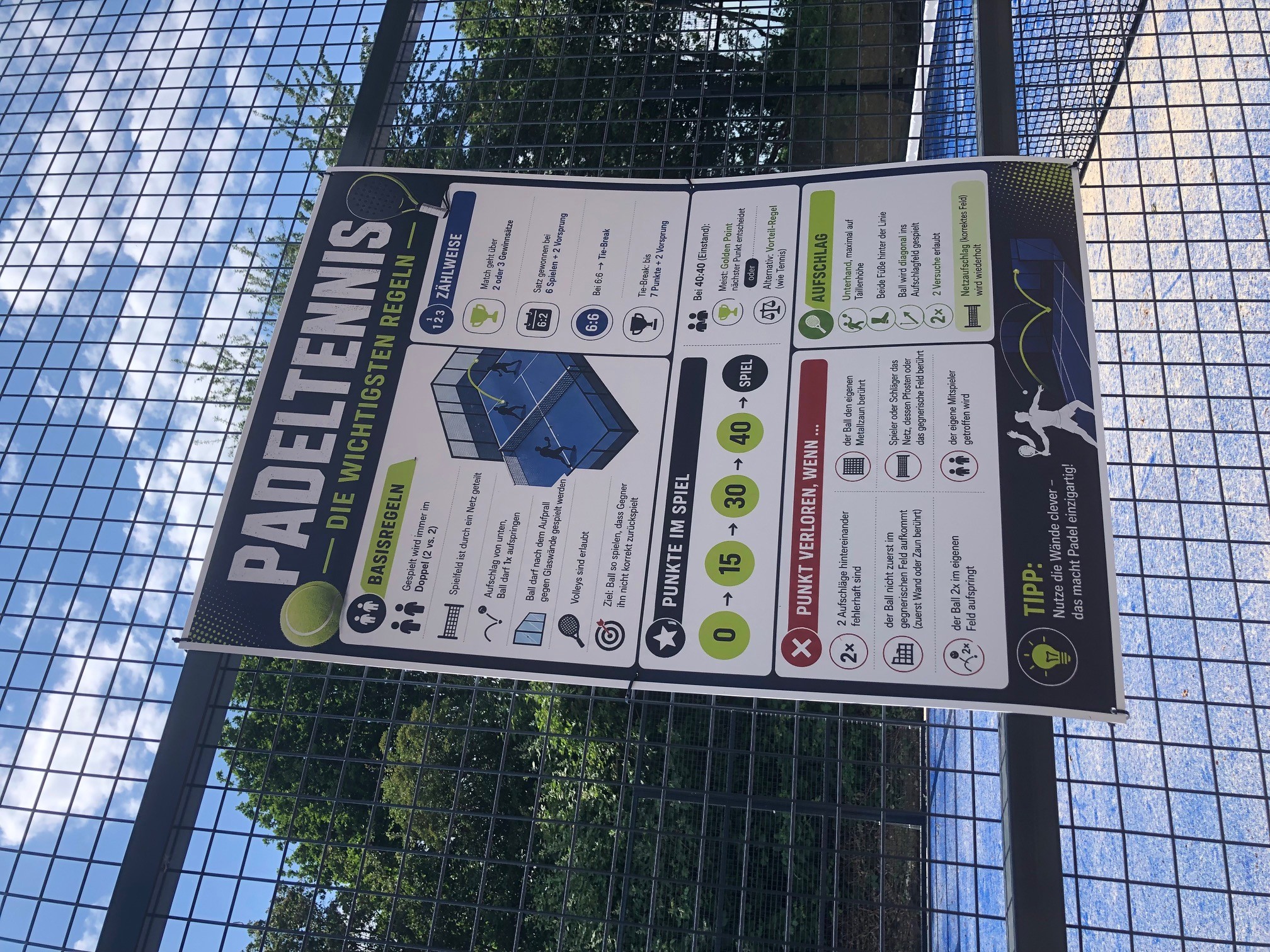 TC Fredenbeck Padeltennis Regeln